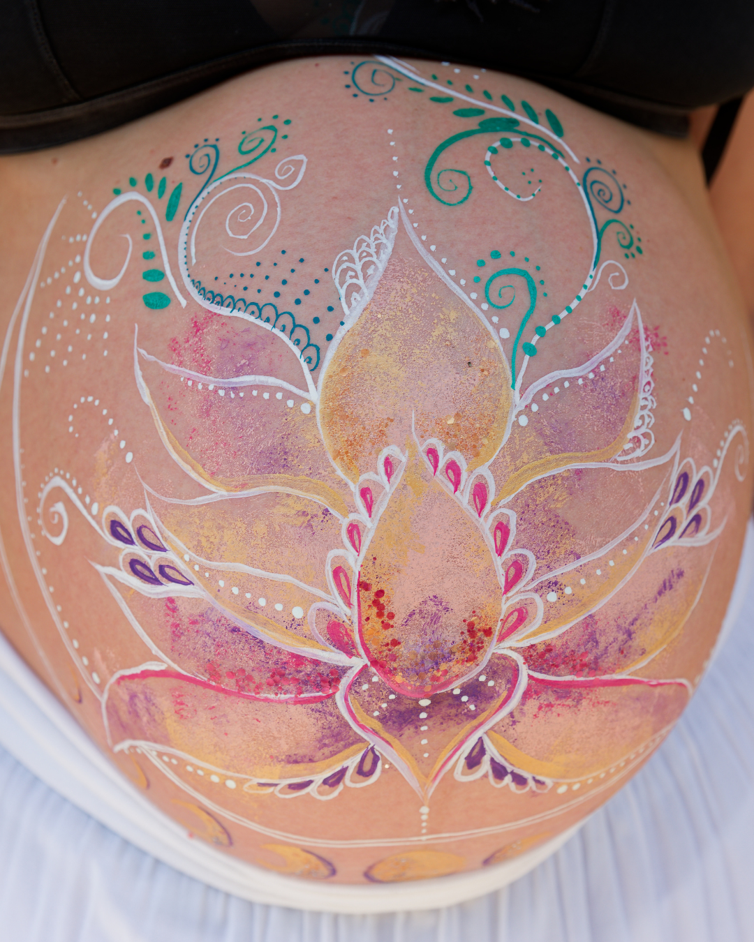 belly painting grasse