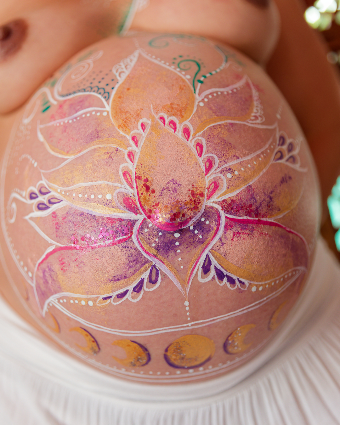 belly painting doula